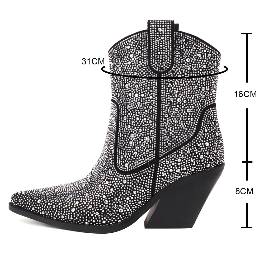 Chelsea Rhinestone Boots