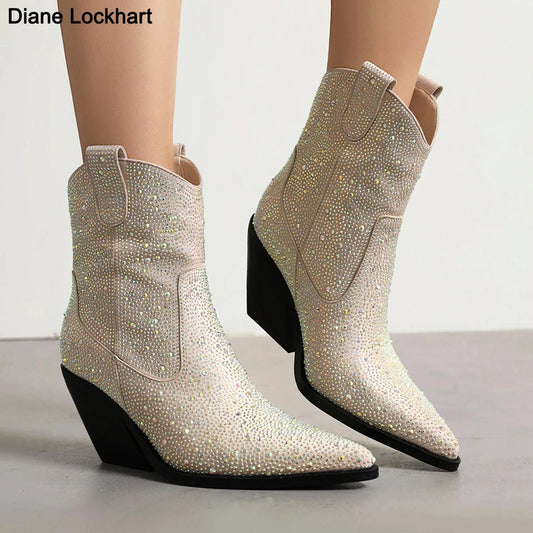 Chelsea Rhinestone Boots