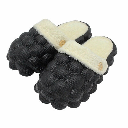 Non-slip Warm Cotton Bubble Slides