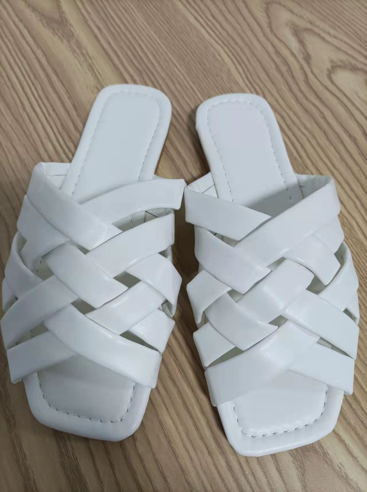 Casual Outdoor Leather Slides